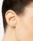 ფოტო #2 პროდუქტის Aquamarine Stud Earrings (3/4 ct. t.w.) in Sterling Silver (Also in Opal)