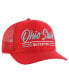 ფოტო #3 პროდუქტის Men's Scarlet Ohio State Buckeyes Garner Trucker Adjustable Hat