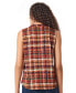 ფოტო #2 პროდუქტის Women's Printed Pleat-Front Moss Crepe Top