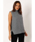 ფოტო #2 პროდუქტის Women's Celaena Turtleneck Sleeveless Sweater