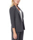 ფოტო #3 პროდუქტის Women's Notched Collar Jacket with Rolled Sleeves