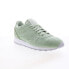 Reebok Eames Classic Mens Green Leather Lace Up Lifestyle Sneakers Shoes