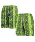 Men's Neon Green Pittsburgh Steelers Summer Pop Shorts Зеленый, S - фото #1