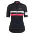 RAPHA Brevet Lightweight short sleeve jersey Dark Navy / High-Vis Pink / White, S - фото #2