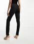 ASOS DESIGN Tall slim fit comfort mom jeans in washed black