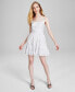 Фото #1 товара Women's Textured Sleeveless Dress, Created for Macy's
