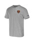Фото #3 товара Men's NFL x Darius Rucker Collection by Heather Gray Chicago Bears Henley T-shirt