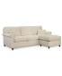 Фото #3 товара Lidia 82" Fabric 2-Pc. Reversible Chaise Sectional Sofa with Storage Ottoman, Created for Macy's