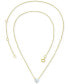 ფოტო #3 პროდუქტის Lab-Grown Opal Solitaire Heart 18" Pendant Necklace (5/8 ct. t.w.)