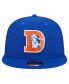 ფოტო #4 პროდუქტის Men's Royal Denver Broncos Main Trucker 9FIFTY Snapback Hat