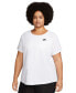 Фото #1 товара Plus Size Active Sportswear Club Essentials Short-Sleeve T-Shirt