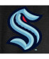 ფოტო #5 პროდუქტის Men's Black Seattle Kraken Primary Logo Quarter-Zip Pullover Fleece Jacket