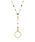 ფოტო #1 პროდუქტის Gold-Tone Magnifying Glass Drop Necklace