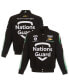 ფოტო #5 პროდუქტის Men's Black Kyle Larson Nations Guard Twill Uniform Full-Snap Jacket