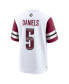 Men's Jayden Daniels White Washington Commanders 2024 NFL Draft First Round Pick Player Game Jersey