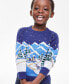 ფოტო #3 პროდუქტის Toddler Boys Snowy Town Sweater, Created for Macy's