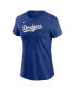 Фото #2 товара Women's Royal Los Angeles Dodgers Wordmark T-Shirt