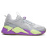 Фото #1 товара Puma Ron Funches X RsX Lace Up Womens Grey Sneakers Casual Shoes 38916101