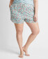 Фото #8 товара Пижама State of Day женские шорты для сна с принтом XS-3X, созданные для Macy's