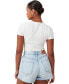 Фото #5 товара Джинсы-шорты для женщин Cotton On Curvy High Mom