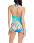 Johnny Was Tie-Dye Twist Keyhole One-Piece Women's