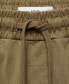 ფოტო #3 პროდუქტის Men's 100% Cotton Drawstring Bermuda Shorts