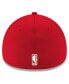 ფოტო #2 პროდუქტის Men's Red Atlanta Hawks Team Classic 39THIRTY Flex Hat