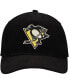 ფოტო #2 პროდუქტის Men's Black Pittsburgh Penguins Corduroy Chain Stitch Adjustable Hat