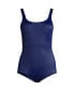 Women's Plus Size Mastectomy Chlorine Resistant Tugless One Piece Swimsuit Soft Cup