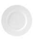 Фото #2 товара Everyday Whiteware Classic Rim Dinner Plate 4 Piece Set