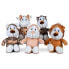 Фото #2 товара PLAY BY PLAY Jungle Animals 20 cm Assorted Teddy