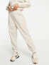 ASOS DESIGN super soft seamed jogger in warm cream