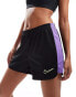 Nike Football Academy 23 shorts in black and purple