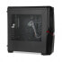Фото #10 товара Корпус для ПК iBOX ORCUS X14 - черный - ATX,ITX - красный - нижняя панель