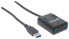 Фото #7 товара USB-концентратор Manhattan 4 порта USB-A - 5 Гбит/с (USB 3.2 Gen1 aka USB 3.0) - Без источника питания от шины - Эквивалент ST4300MINU3B - Быстрая зарядка x1 порт до 0.9A или x4 порта с джеком питания (не включено) - Superspeed USB - Черный - Трехлетняя гарантия - Блистер - USB 3.2