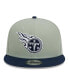 Фото #2 товара Men's Green, Navy Tennessee Titans 2-Tone Color Pack 9FIFTY Snapback Hat