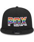 Фото #3 товара Men's Black Portland Timbers Pride 9FIFTY Snapback Hat