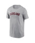 Фото #3 товара Men's José Ramírez Gray Cleveland Guardians Fuse Name and Number T-shirt