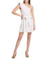 Фото #1 товара Karina Grimaldi Pauline Jacquard Mini Dress Women's White M