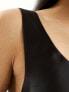 Фото #5 товара ASOS DESIGN scoop neck cami in satin in black