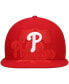 Фото #4 товара Men's Red Philadelphia Phillies Shadow Logo 59FIFTY Fitted Hat