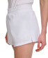 ფოტო #5 პროდუქტის Women's Solid Double-Layer Training Shorts