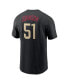 Фото #4 товара Men's Randy Johnson Black Arizona Diamondbacks City Connect Name and Number T-shirt