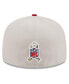 ფოტო #2 პროდუქტის Men's Stone, Cardinal Arizona Cardinals 2023 Salute To Service 59FIFTY Fitted Hat