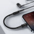 Фото #14 товара Адаптер аудио AUX для iPhone MFI Lightning - 3,5 мм mini jack 18 см черный Acefast C1-05