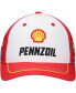 Men's White/Red Joey Logano Shell Pennzoil Uniform Adjustable Hat Красно-белый - фото #3