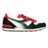 Фото #1 товара Diadora Camaro Legacy Lace Up Mens Black, Red, White Sneakers Casual Shoes 1786