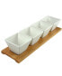 Фото #2 товара Signature Modern 5 Piece Appetizer and Condiment Server