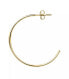Elegant gold-plated single earrings LPS02AQM10 / 11