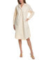 Фото #1 товара Lafayette 148 New York Blouson Sleeve Shirtdress Women's